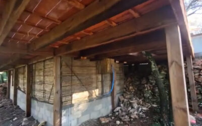 Terrasse sur structure porteuse à 2.50m de hauteur