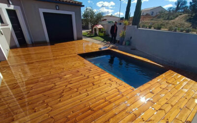 Terrasse bois en Pin thermochauffé