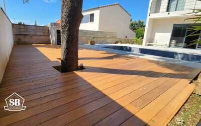 Terrasse bois en Garapa
