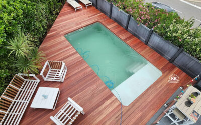 Magnifique terrasse bois en Padouk !