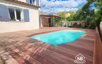 Superbe terrasse bois en Padouk !