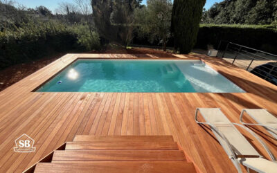 Magnifique projet avec une terrasse bois en Merbau