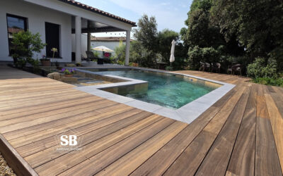 Terrasse bois en Padouk pour un espace incroyable