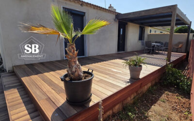 Terrasse bois & pergola bioclimatique
