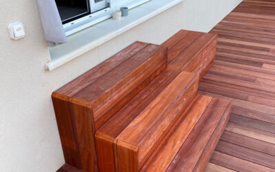 Terrasse bois en padouk