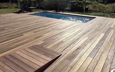 Plus de 100 m² de terrasse bois en padouk