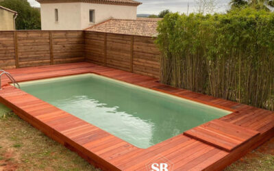 Terrasse bois en Padouk après dépose de l’ancienne terrasse