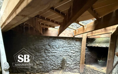 Terrasse bois sur structure porteuse