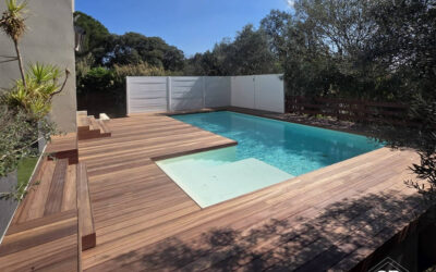 Incroyable terrasse bois en Padouk !