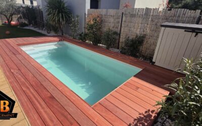 Terrasse bois en padouk