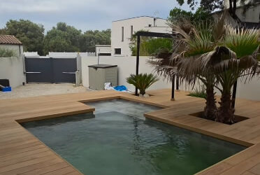 Terrasse bois en Garapa