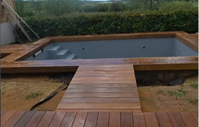 Terrasse bois en itauba